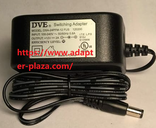 *Brand NEW*Genuine Original DVE DSA-24PFM-12 FUS 12V 2A AC Adapter Power Supply